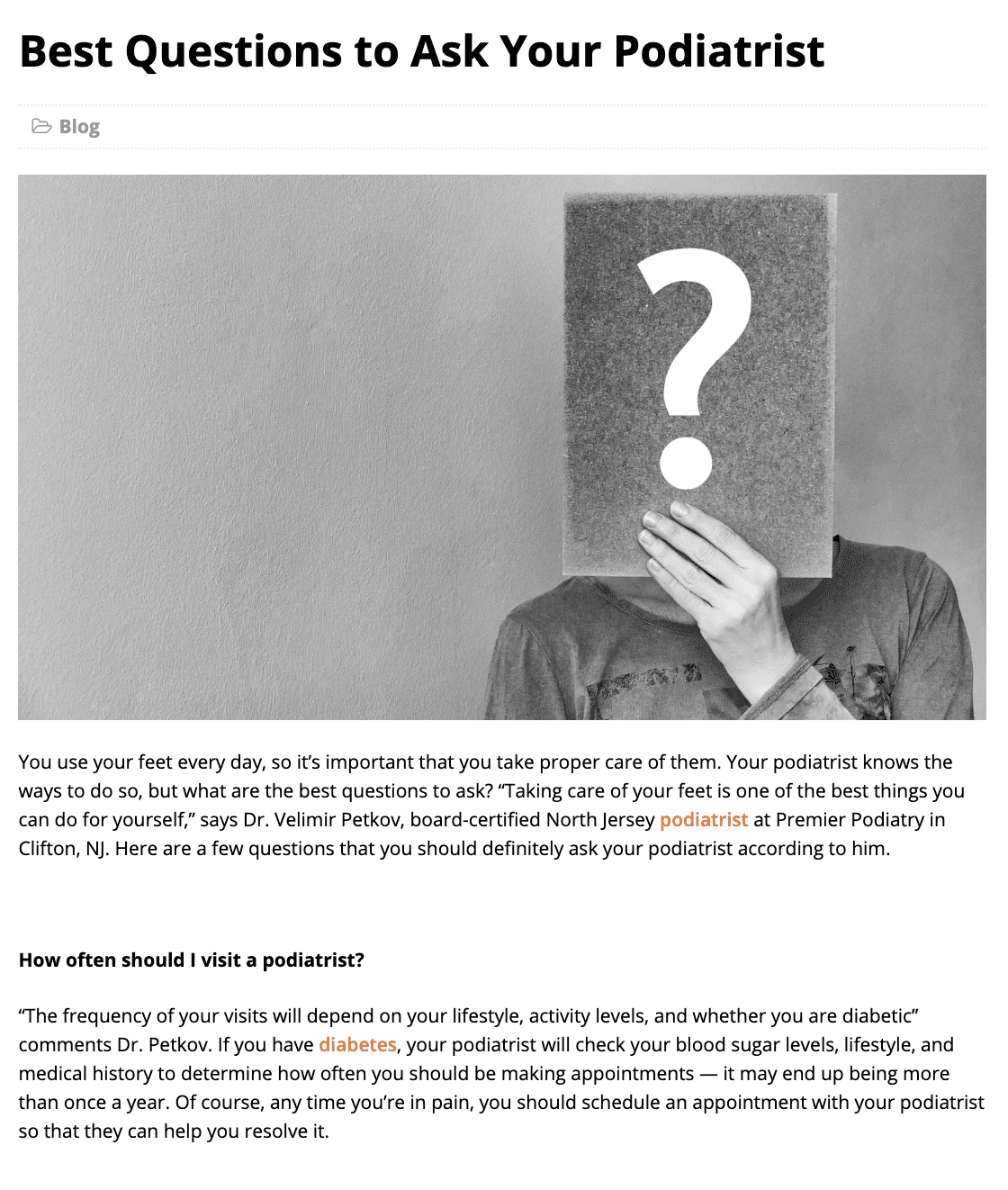 Best Questions to Ask Your Podiatrist