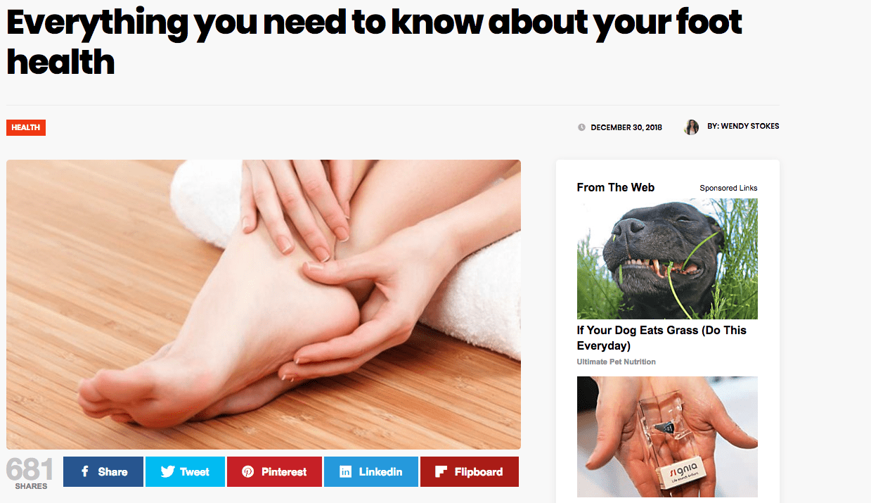 Everything You Need To Know About Your Foot Health