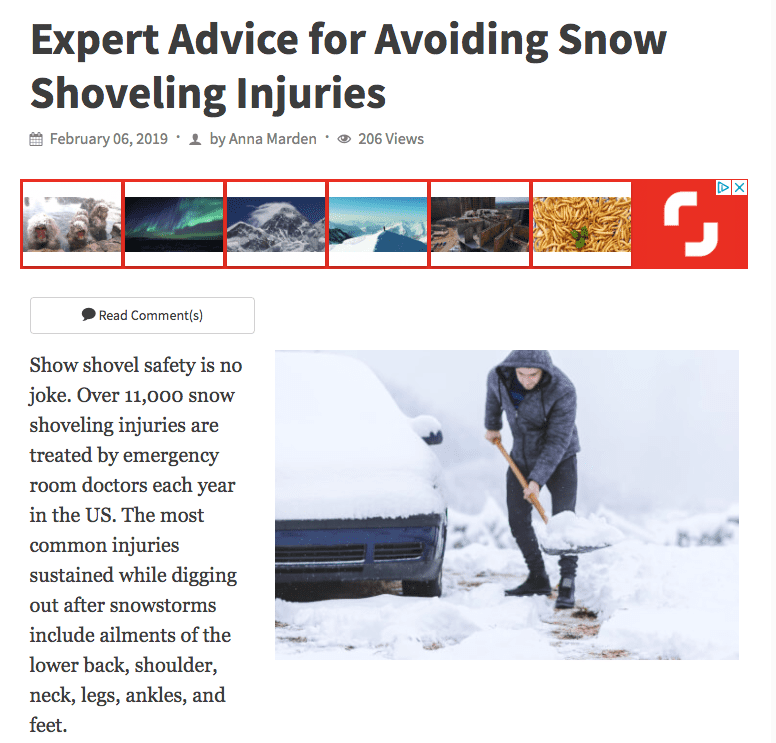 Expert Advice for Avoiding Snow Shoveling Injuries