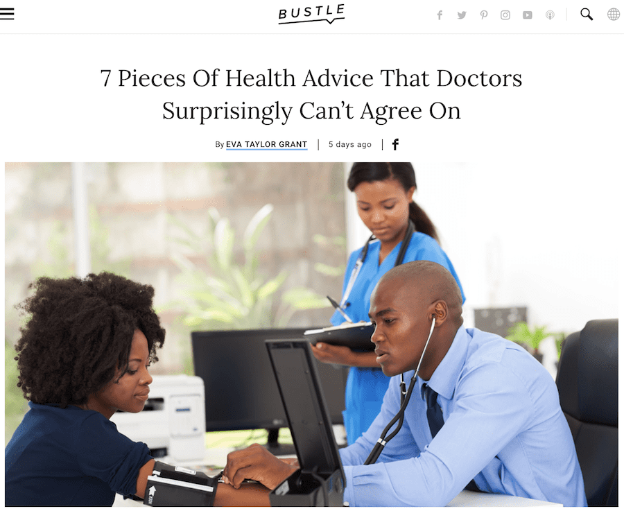 7 Pieces Of Health Advice That Doctors Surprisingly Can’t Agree On