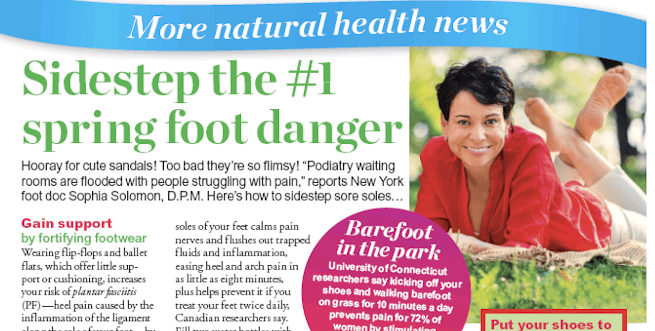 Sidestep The #1 Spring Foot Danger