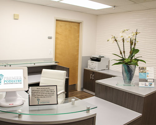 Premier Podiatry Clifton NJ Reception Area