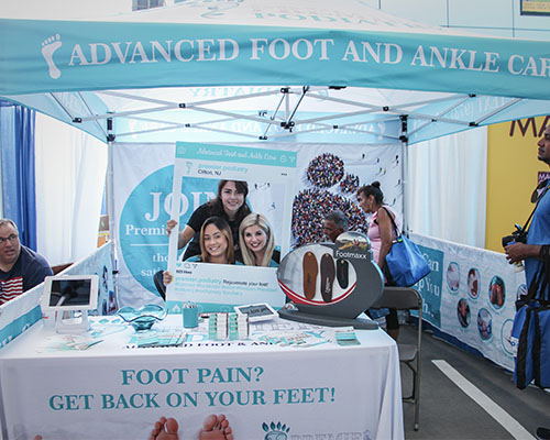 Premier Podiatry Team at the MetLife Stadium