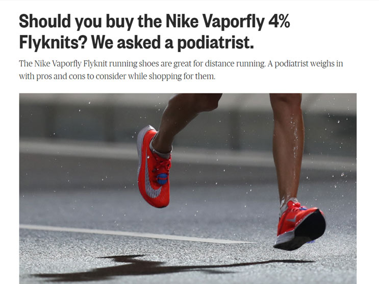 Nike Vaporfly 4% Flyknit