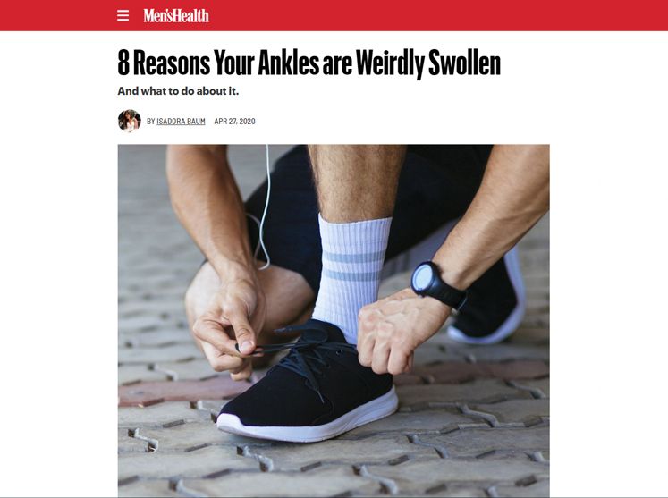 8 Reasons Your Ankles are Weirdly Swollen