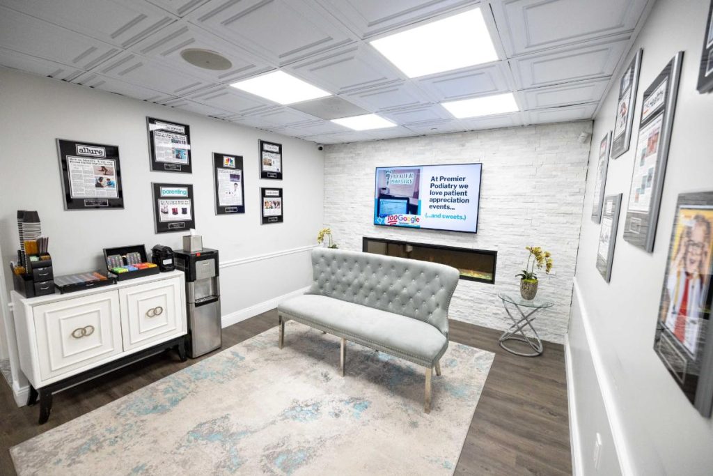 Premier Podiatry waiting room Clifton