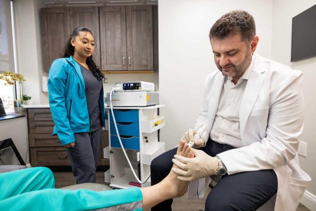 Examining and treating the foot