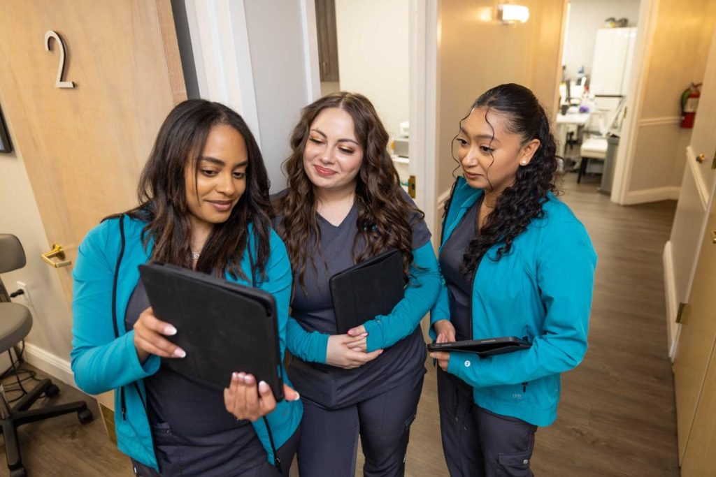 Premier Podiatry team work