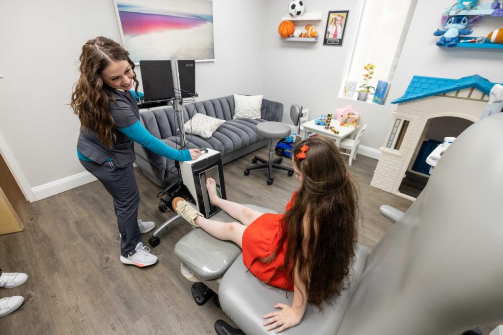 selection of orthopedic insoles for children